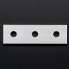 Coupling Plate - 3 Holes - 20x20 Aluminum Extrusion [Discontinued]