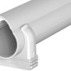 Electrical installation pipe kit, (L x W x H) 50 m x 15.6 x 15.6 mm, PVC, light gray, 2154501