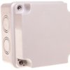 Puszka Hermetyczna Natynkowa 108X108x76mm Ip44 Szara Ph-1B.2 28.15