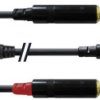 Cordial CFY3WPP Audio adapter [1x złącze męskie jack 3,5 mm - 2x złącze męskie jack 6,3 mm] 3.00 m czarny