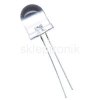 Dioda led 10mm żółta bezb. 2cd 20mA 5szt