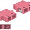 85998 Optical Fiber Coupler SC/SC Duplex 4 pieces violet