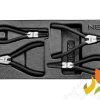 Zestaw narzędzi szczypce segera do pierścieni osadczych 4 szt. wkładka do wózka narzędziowego 84-240 NEO TOOLS