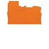 WAGO 2002-7292 0.8mm End and Intermediate Plate for 2002-7211/7214 Orange