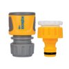 Hozelock 2071 0000 Threaded Tap & Soft Touch Hose End Connector Set