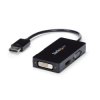 Travel A/V adapter: 3-in-1 DisplayPort t