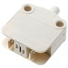 Mikroprzełącznik drzwi, IP40, Trzpień, SPST, 16 A przy 250 V AC, Wypustka