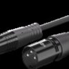 80361 Microphone cable, XLR plug / 6.35 mm jack plug, 1,5 m, black