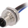 Gniazdo M12 5-pin męskie kod A-DeviceNet CANopen przewody T4171210005-001
