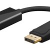 Kabel Przejściowy Displayport/Hdmi™ 1.2, Pozłacany - Długość Kabla 0.1 M