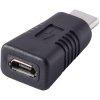 Renkforce RF-4381086 USB 2.0 Adapter USB-C to Micro-B Gold Plated Connectors
