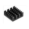 14x14x6mm Extruded Aluminum Heat Sink - Black - Cooling Radiator
