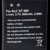 800 mAh, Li-Ion for ALCATEL Mini Rainbow