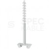 Kołek systemowy CMS 80mm do uchwytu kablowego CMS 15/30 bezhalogenowy LSOH szary F-TRONIC 100szt