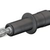 Adapter z wtykiem bananowym Wtyk Śruba Czarny 32A Staubli rozmiar 4 mm