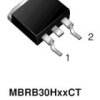 MBRB30HxxCT Dual Common Cathode Schottky Rectifier High Barrier Technology for Improved High Temperature Performance