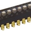Przełącznik DIP 8-pozycyjny SPST SMD 25 mA przy 24 V DC -40 → +85°C