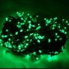 Lampki choinkowe 100 LED zielone z programatorem