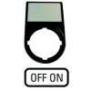 Tabliczki opisowe ramki tabliczek OFF ON M22S-ST-GB10 216499 EATON