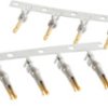 Pin contact, AWG 24-20, crimp connection, gold-plated, 161A18299X