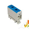 Zacisk WLZ35P/35/n Al/Cu złączka przelotowa na szynę TH35 do podłoża niebieska Cu135A Al120A 48.535 ELEKTROPLAST