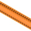 PCB terminal, 20 pole, pitch 5.08 mm, AWG 26-12, 20 A, screw connection, orange, 2432090000