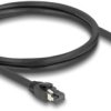 kabel LAN Delock 80233, 1 szt., RJ45, CAT 8.1, S/FTP, 1.00 m, czarny