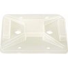 Mounting base, PA, natural, self-adhesive, (L x W x H) 32 x 25 x 5.45 mm, 151-11819