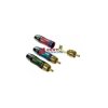 Wtyk RCA RGB złoty Vitalco /GOLD