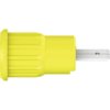 Stäubli 233160-20 SEB4-F/A safety jack socket gr/yel rigid 4 mm brass