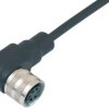 Sensor actuator cable, M16-cable plug, angled to open end, 14 pole, 2 m, PUR, black, 3 A, 79 6252 200 14