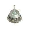 Lessmann 430.123.07 DIY Cup Brush with Shank 50mm, 0.35 Steel Wire