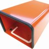 Protective hood, (L x H) 231 x 131 mm, orange, for foot switch, 248.008.013