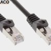 Patch cord FTP kat.5e CCA 3,0m czarny 5P45
