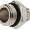 Złączka pneumatyczna G 3/8 męskie Wciskane 6 mm RS PRO Adapter gwintowany prosty