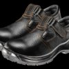 Sandały robocze skórzane antypoślizgowa podeszwa z systemem absorbującym wstrząsy wkładka antyelektrostatyczna rozmiar 46 82-077
