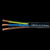 Przewód OMYżo 3x1.5 mm² czarny 75 m – kabel mieszkaniowy oponowy 300/300V