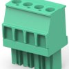 PCB terminal, 4 pole, pitch 3.81 mm, AWG 30-14, 11 A, cage clamp, green, 1986374-4