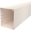 Cable duct, (L x W x H) 2000 x 130 x 100 mm, PVC, cream white, 6026273, 1 piece with 2 meters