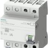 RCCB, Typ A, 2-biegunowy, 25A, 30mA, Siemens SENTRON 230V