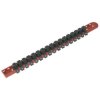 Sealey AK1217 Socket Retaining Rail with 17 Clips 1/2"sq Drive