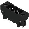 Pin header, 3 pole, pitch 5.08 mm, straight, black, 1776374001