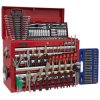 Sealey AP33109COMBO Topchest 10 Drawer With BB Runners - Red & 137pc Tool Kit