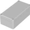 PC enclosure, (L x W x H) 160 x 80 x 57 mm, light gray (RAL 7035), IP65, 62220000