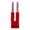 Mostek Wtykany 2-Biegunowy Czerwony Fbs 2-4 3030116 /50Szt./