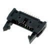 Wtyk IDC 16 styków, prosty, do montażu na PCB, raster 2,54 mm, z zatrzaskami, Z-WS16VG
