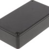 Aluminum die cast enclosure, (L x W x H) 113 x 60 x 31 mm, black (RAL 9005), IP54, 1590BBK