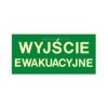 Piktogram 347x137mm Wyjście Ewakuacyjne do WALL
