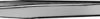 ESD tweezers, uninsulated, antimagnetic, stainless steel, 140 mm, TL SS-SA-SL