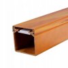 Listwa elektroinstalacyjna kanał kablowy MKE 40x40mm korytko z pokrywą AKS drewno jasne / 2 m /